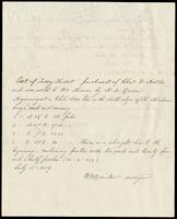 Land survey for property sold to William Thomas by Nicholas Louis Queen, July 12, 1859