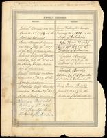 Family record : births, marriages, and deaths, undated