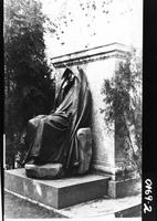 Adams Memorial by Augustus Saint-Gaudens located in Rock Creek Cemetery